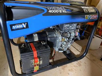 2 Nette SDMO 4000 EXL generatoren beschikbaar voor biedingen
