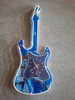 Gitaar Wandklok - Muziek Decoratie, Ophalen of Verzenden, Gebruikt, Analoog, Wandklok