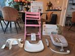 Stokke Tripp Trapp Meegroeistoel Roze met Accessoires, Ophalen, Zo goed als nieuw, Meegroeistoel, Stoelverkleiner