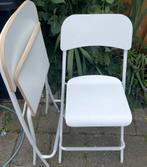 IKEA franklin klapstoelen wit set van 3 Zo goed als nieuw., 2 krukken, Ophalen, Zo goed als nieuw, 60 tot 90 cm