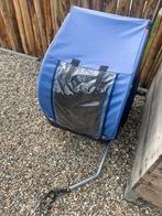 Hondenkar / Fietskar - Blauw, Vering, 20 tot 40 kg, Ophalen of Verzenden, Zo goed als nieuw