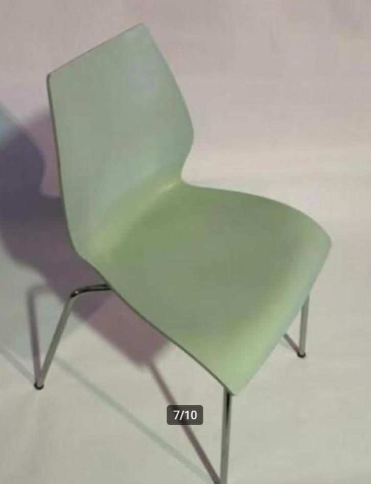 Kartell Maui Licht Blauw, Huis en Inrichting, Stoelen, Gebruikt, Vijf, Zes of meer stoelen, Blauw, Ophalen of Verzenden