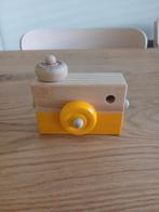 Houten speelgoed fotocamera, Ophalen of Verzenden, Gebruikt, Overige typen