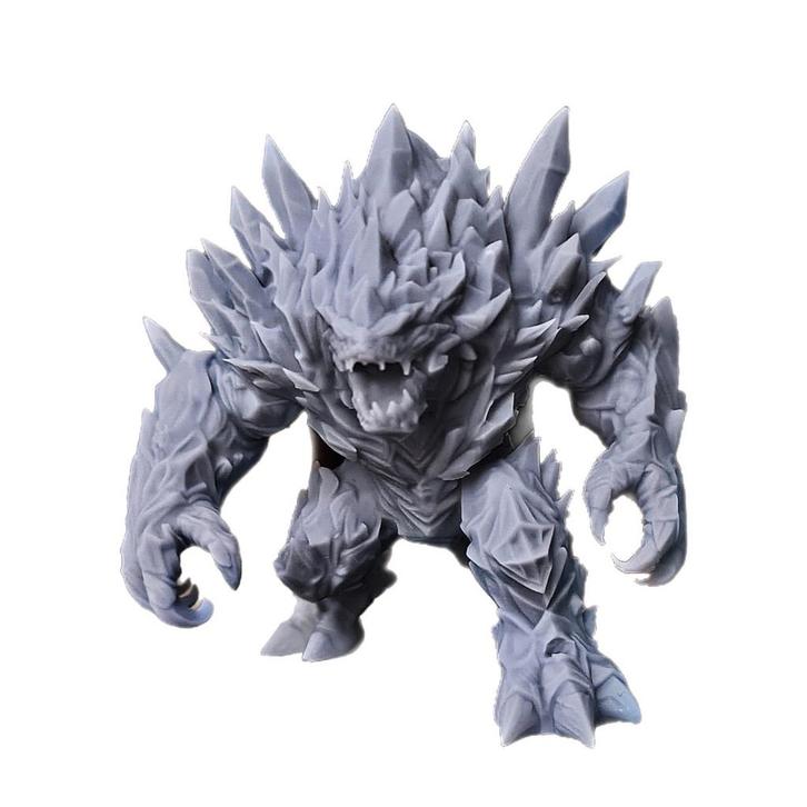 Dungeons & Dragons, D&D, HeroQuest, miniature Golem Crystal, Hobby en Vrije tijd, Wargaming, Overige soorten, Ophalen of Verzenden