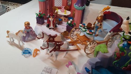 5657 prinses, koets, waterval en prieel, Kinderen en Baby's, Speelgoed | Playmobil, Zo goed als nieuw, Complete set, Ophalen of Verzenden
