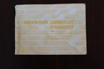 Honda CB250T CB400T 1977 owner's manual fahrer handbuch, Motoren, Ophalen of Verzenden, Honda