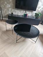 Zuiver Cupid salontafel. 2 maten. rond. zwart, Ophalen, Gebruikt, 50 tot 100 cm, Rond