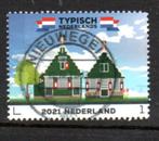 ‹(•¿•)› nl # i0123 typisch nederlands huizen, Ophalen, Na 1940, Gestempeld