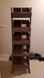 Vintage Houten Stellingkast met 5 Planken, Ophalen
