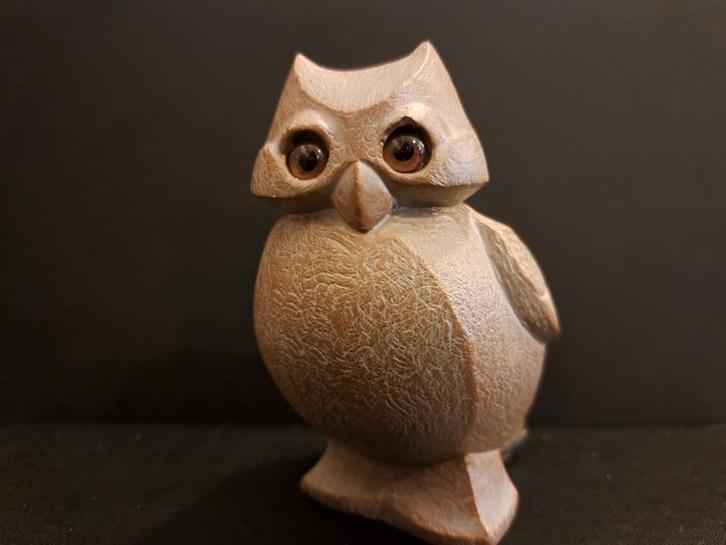 Design uil Ros, Verzamelen, Beelden en Beeldjes, Zo goed als nieuw, Dier, Ophalen of Verzenden