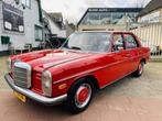 Mercedes-Benz 200-280 (W115) 220 D Apk N.A.P uniek, Auto's, Lederen bekleding, Achterwielaandrijving, Zwart, 23 km/l