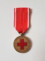 Medaille trouwe dienst Rode kruis 10 jaar onderscheiding, Verzamelen, Militaria | Algemeen, Ophalen of Verzenden, Nederland, Lintje, Medaille of Wings