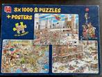 jan van haasteren puzzel  3x 1000 stukjes, Hobby en Vrije tijd, Denksport en Puzzels, Ophalen of Verzenden, 500 t/m 1500 stukjes
