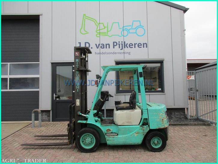Mitsubishi FD25 2.5t diesel HH 4m + sideshift, Zakelijke goederen, Machines en Bouw | Heftrucks en Intern transport, Heftruck