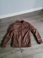 NIEUW! ANGELO LITRICO SUEDE BIKERJAS | BIKER JACK BRUIN | M, Kleding | Heren, Bruin, Maat 48/50 (M), Angelo Litrico, Nieuw