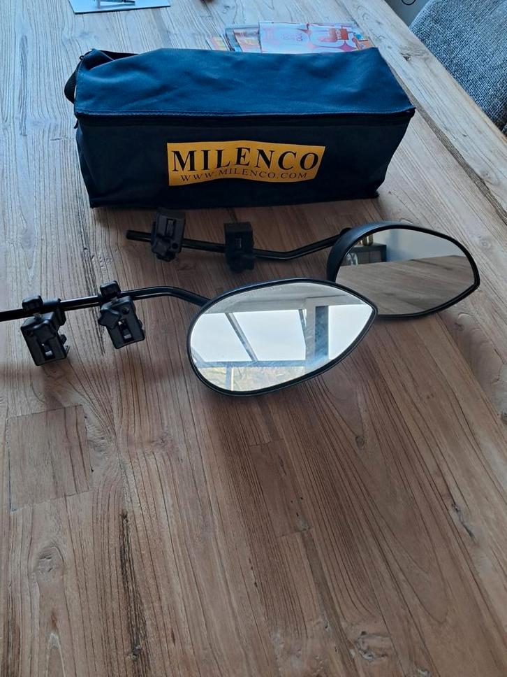Milenco Caravan Spiegel Set verzenden risico voor koper, Caravans en Kamperen, Caravan accessoires, Gebruikt, Ophalen of Verzenden