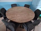 Ronde Eettafel 150cm - Pronto Mascaro Barley, Huis en Inrichting, Ophalen, Rond, Industrieel, Modern, Zo goed als nieuw