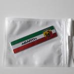 1x Italy Italie Abarth vlag embleem badge sticker sticker, Nieuw, Auto of Motor, Ophalen of Verzenden