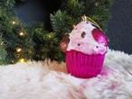 Kerstbal, kerstboomhanger, ornament  'Cupcake', Diversen, Kerst, Ophalen of Verzenden, Nieuw
