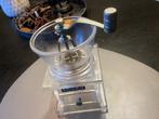 Vintage plexiglazen hand koffiemolen, Huis en Inrichting, Ophalen of Verzenden, Zo goed als nieuw