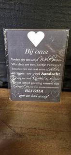 Bordjes  met tekst, Ophalen of Verzenden