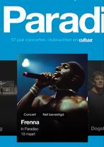 Tickets voor Frenna in het Paradiso, Twee personen
