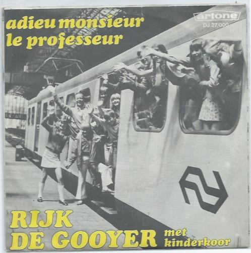 Rijk de Gooyer- Adieu Monsieur le Professeur, Cd's en Dvd's, Vinyl | Nederlandstalig, Zo goed als nieuw, Levenslied of Smartlap