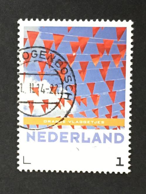 2196 Persoonlijke zegel - Oranje vlaggetjes - gestempeld, Postzegels en Munten, Postzegels | Nederland, Gestempeld, Na 1940, Ophalen of Verzenden