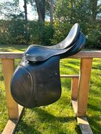 16 inch leren Chamberlain springzadel, Dieren en Toebehoren, Paarden en Pony's | Zadels, Ophalen, Gebruikt, Springen