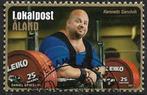 ALAND Lokalpostzegel Krachtsport - Gewichtheffen - 2014, Verzenden, Finland, Gestempeld