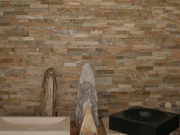 wandstrips natuursteen Himalaya Yellow Kwartsiet breukruw beschikbaar voor biedingen