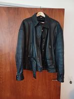 zwart leren motorjas "classic gear" z.g.a.n maat L, Motoren, Kleding | Motorkleding, Heren, Hein gericke, Jas | leer, Ophalen of Verzenden
