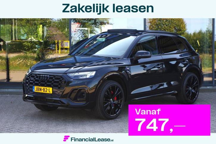 Audi Q5 55 TFSI e Quattro Competition 367 PK PHEV, Panoramad, Auto's, Audi, Bedrijf, Lease, Financial lease, Q5, ABS, Achteruitrijcamera