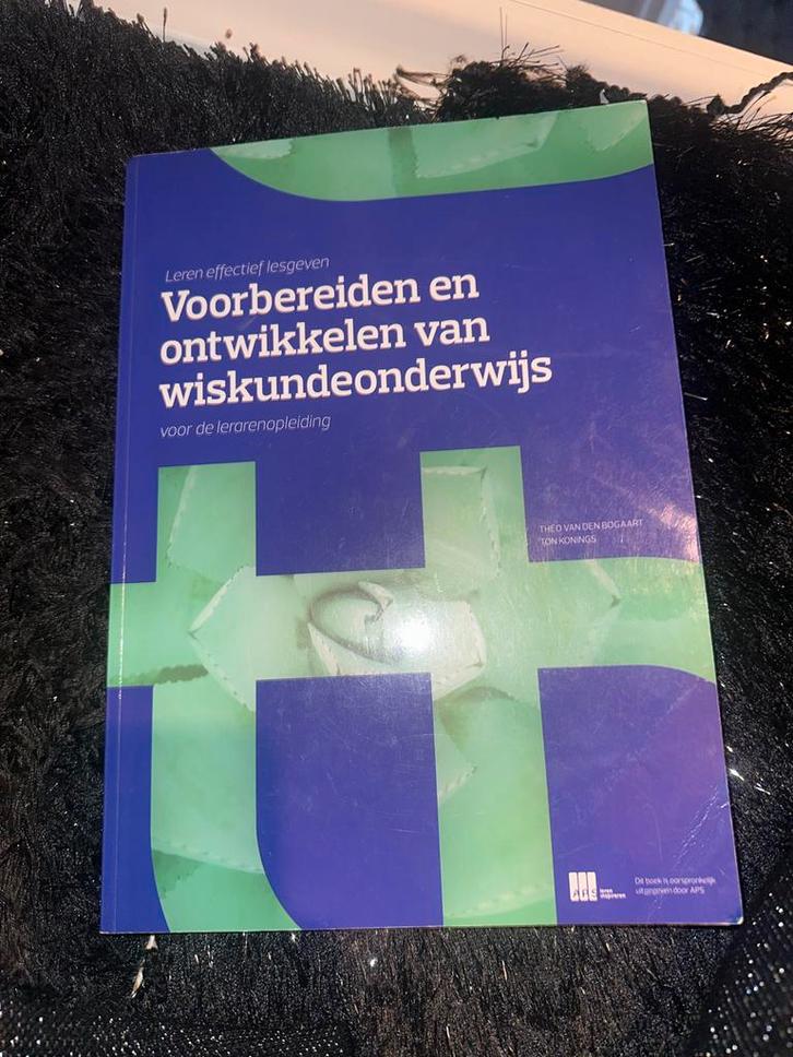 Voorbereiden wiskundeonderwijs - lerarenopleiding, Boeken, Studieboeken en Cursussen, Zo goed als nieuw, HBO, Beta, Ophalen of Verzenden