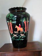 Art Deco Vaas - Jachtscène - Verreries de Doyen Stijl, Ophalen of Verzenden