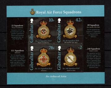 gibraltar 2012 pf blok RAF militaire luchtvaart vliegtuigen beschikbaar voor biedingen