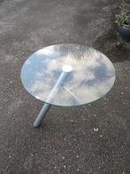 glazen tafeltje, Minder dan 55 cm, Rond, Ophalen, 45 tot 60 cm