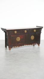 Antiek houten Chinees dressoir/ altaar in een donkere kleur, Ophalen