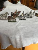 Tinnen paarden hoogte 7.5 cm., Antiek en Kunst, Antiek | Speelgoed, Ophalen of Verzenden