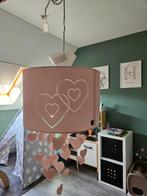 Roze hanglamp hartjes, Kinderen en Baby's, Kinderkamer | Inrichting en Decoratie, Ophalen, Zo goed als nieuw, Lamp