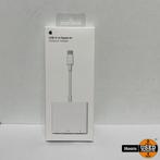 Apple USB-C naar USB en Digital AV / HDMI Adapter Wit A2119, Computers en Software, Pc- en Netwerkkabels, Ophalen of Verzenden