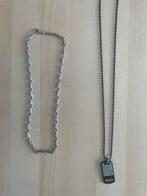Fossil kettingen armband en ring, Sieraden, Tassen en Uiterlijk, Kettingen, Ophalen of Verzenden, Zo goed als nieuw, Zilver, Overige materialen