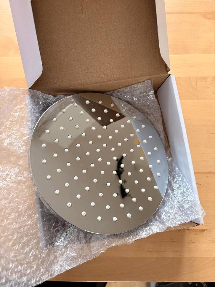 Regendouchekop Atlantic - Chroom (NIEUW), Doe-het-zelf en Verbouw, Sanitair, Nieuw, Douche, Chroom, Ophalen of Verzenden