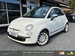 Fiat 500 By Gucci CABRIO | LEDER | PARK.SENS | CLIMA | UNIEK, Auto's, Euro 5, 86 pk, Gebruikt, Wit