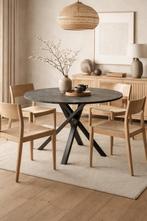 IKEA marmeren tafel, Huis en Inrichting, Tafels | Eettafels, Ophalen, Gebruikt, 100 tot 150 cm, Rond