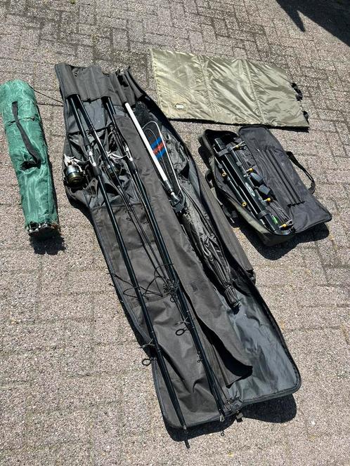 Complete vishengel pakket!, Watersport en Boten, Hengelsport | Witvissen, Zo goed als nieuw, Complete set, Ophalen of Verzenden