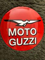 Emaille Moto Guzzi in mintstaat, Ophalen of Verzenden, Zo goed als nieuw, Reclamebord