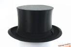 Vouwbare hoge opera klakhoed Elegant zwart zijde 56,5 - 57, Antiek en Kunst, Antiek | Kleding en Accessoires, Ophalen of Verzenden