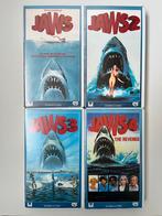 VHS Jaws 1, 2, 3 en 4 (The Revenge), Actie en Avontuur, Gebruikt, Ophalen of Verzenden, Vanaf 16 jaar
