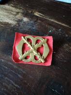 Landmacht Baret Embleem - Infanterie Chasse, Verzamelen, Militaria | Algemeen, Ophalen of Verzenden